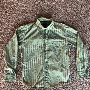 American Eagle Green button down dress shirt